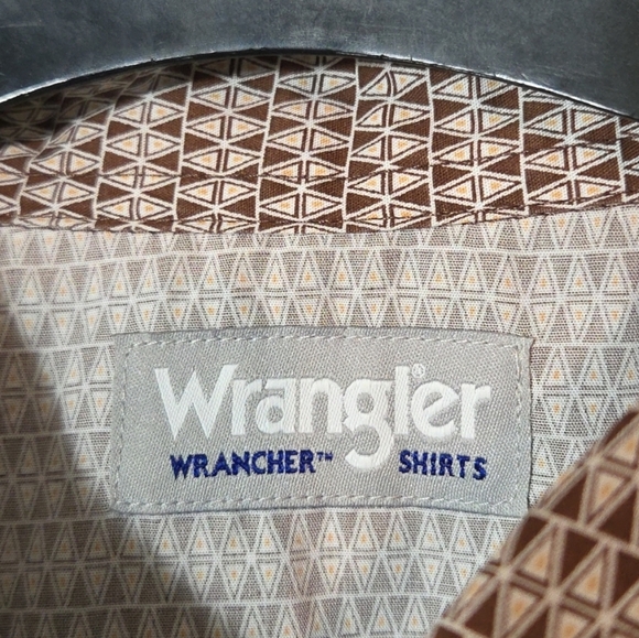 Wrangler Wrancher Western Pearl Snap XXL Button Down LS - Picture 3 of 8